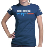 Possible Modifications Red Lightsaber Ladies T-shirt Style001