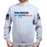 Possible Modifications Red Lightsaber Sweatshirt Style001