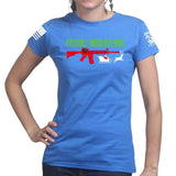 AR-15 Possible Modifications - Santa Ladies T-shirt Style001