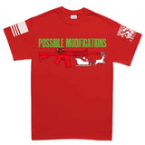 AR-15 Possible Modifications - Santa Men's T-shirt Style001