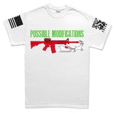 AR-15 Possible Modifications - Santa Men's T-shirt