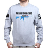 Possible Modifications AR Laser Shark Sweatshirt Style001