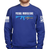 Possible Modifications Trooper Blaster Sweatshirt Style001