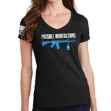 Possible Modifications Surface Cleaner Ladies V-Neck T-shirt Style001