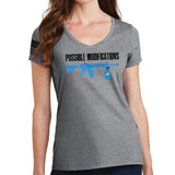 Possible Modifications Surface Cleaner Ladies V-Neck T-shirt Style001