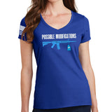 Possible Modifications Surface Cleaner Ladies V-Neck T-shirt Style001