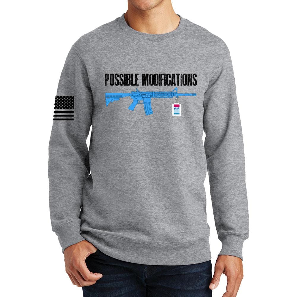 Possible Modifications Sanitizer Sweatshirt