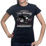 Powered By The Second Amendment Ladies T-shirt