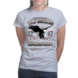 Powered By The Second Amendment Ladies T-shirt