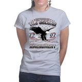 Powered By The Second Amendment Ladies T-shirt Style001