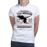 Powered By The Second Amendment Ladies T-shirt Style001