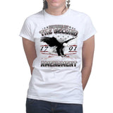 Powered By The Second Amendment Ladies T-shirt