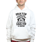 Prayer is a Great Way to Meet the Lord Mens Hoodie