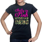 Pretty in Pink Ladies T-shirt Style001