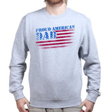 Proud American Dad Sweatshirt Style001