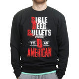 Unisex Bible, Beer & Bullets Sweatshirt Style001