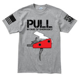 Pull In Case Of Emergency Men's T-shirt Style001