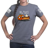 Ladies Pumpkin Cake T-shirt Style001