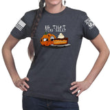 Ladies Pumpkin Cake T-shirt Style001
