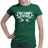 Quite Staring At My Rack Ladies T-shirt Style001