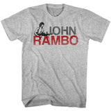 Rambo - Jonbo - Short Sleeve - Heather - Adult - T-Shirt