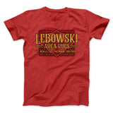 Lebowski Area Rugs Funny Movie Men/Unisex T-Shirt