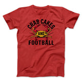 Crab Cakes and Football Men/Unisex T-Shirt