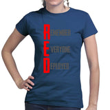 RED Remember Everyone Deployed Ladies T-shirt