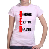 RED Remember Everyone Deployed Ladies T-shirt Style001