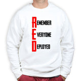 RED Remember Everyone Deployed Sweatshirt Style001