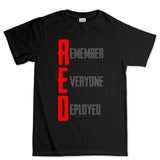 RED Remember Everyone Deployed Men's T-shirt Style001