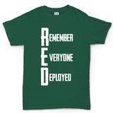 RED Remember Everyone Deployed Men's T-shirt