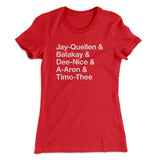 Substitute Teacher Names Women's T-Shirt