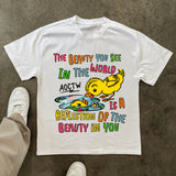 REFLECTIONS HEAVYWEIGHT WHITE T-SHIRT