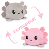 TeeTurtle Reversible Axolotl Plushie (Gray + Pink Sparkle)