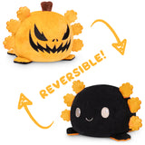 TeeTurtle Reversible Axolotl Plushie (Jack-o-Lantern)