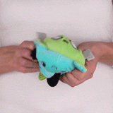 TeeTurtle Reversible Axolotl Plushie (Monster)