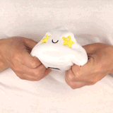 TeeTurtle Reversible Ghost Plushie (White Glow)