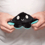 TeeTurtle Reversible Octopus Plushie (Pastel + Black)