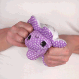 TeeTurtle Reversible Octopus Plushie (Stars + Polka Dots)