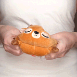 TeeTurtle Reversible Reindeer Plushie (Santa Hat)