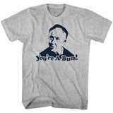 Rocky - You're A Bum - Short Sleeve - Heather - Adult - T-Shirt