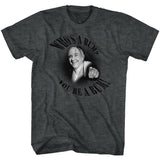 Rocky - Whos A Bum - Short Sleeve - Heather - Adult - T-Shirt