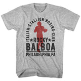 Rocky - Balboa Boxing Club - Short Sleeve - Heather - Adult - T-Shirt