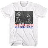 Rocky - Creed Vs Conlan - American Classics - Solid White Adult Short Sleeve T-Shirt
