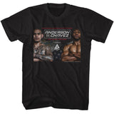 Rocky - Anderson V Chavez - American Classics - Solid Black Adult Short Sleeve T-Shirt