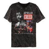 Rocky - Master Of Disaster - American Classics - Solid Black Adult Short Sleeve Mineral Wash T-Shirt