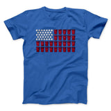Beer Pong American Flag Men/Unisex T-Shirt