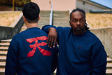 STREET FIGHTER - 'Akuma Heaven' Premium Crew Neck Sweatshirt - Navy