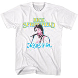 Rick Springfield - Jessies Girl - American Classics - Solid White Adult Short Sleeve T-Shirt